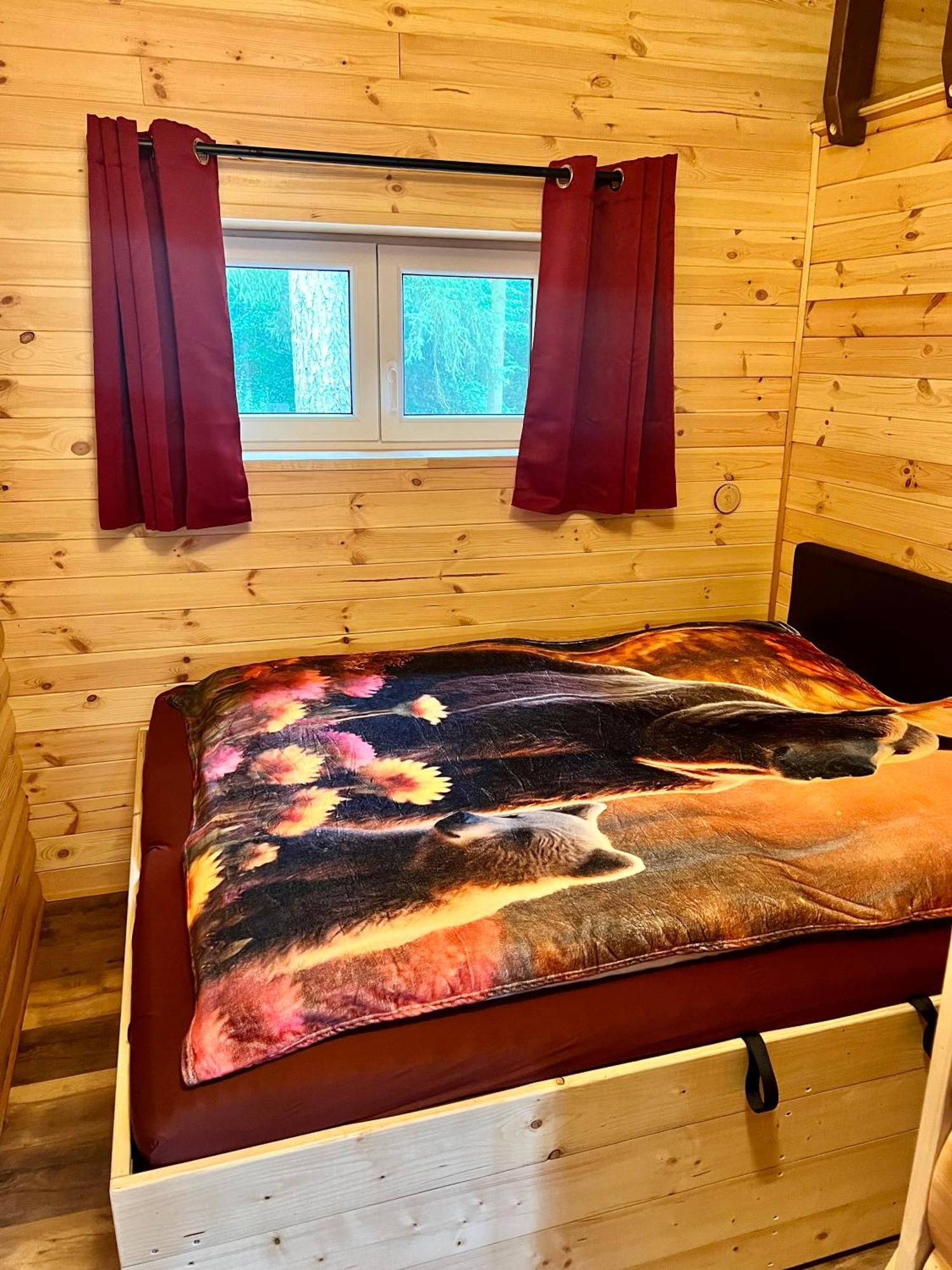 Holzhaus Baerenhoehle Am Wald Und See Neuruppin Buitenkant foto